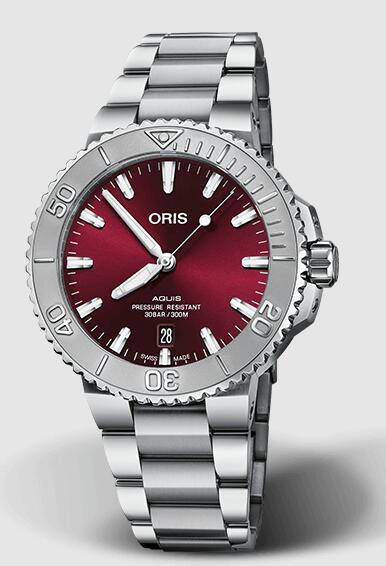 Review Oris AQUIS DATE RELIEF Replica Watch 01 733 7766 4158-07 8 22 05PEB